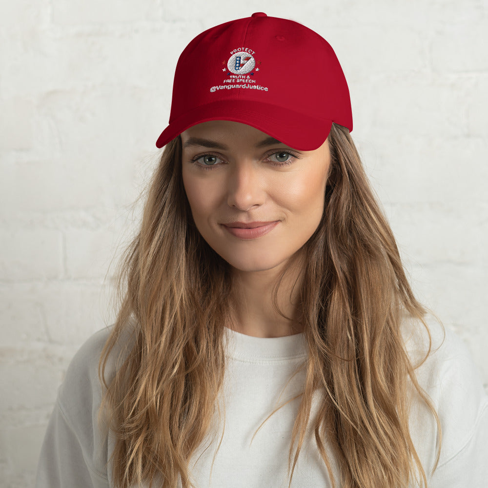 Vanguard justice cap embroidered