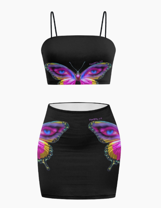 BFly Skirt Set