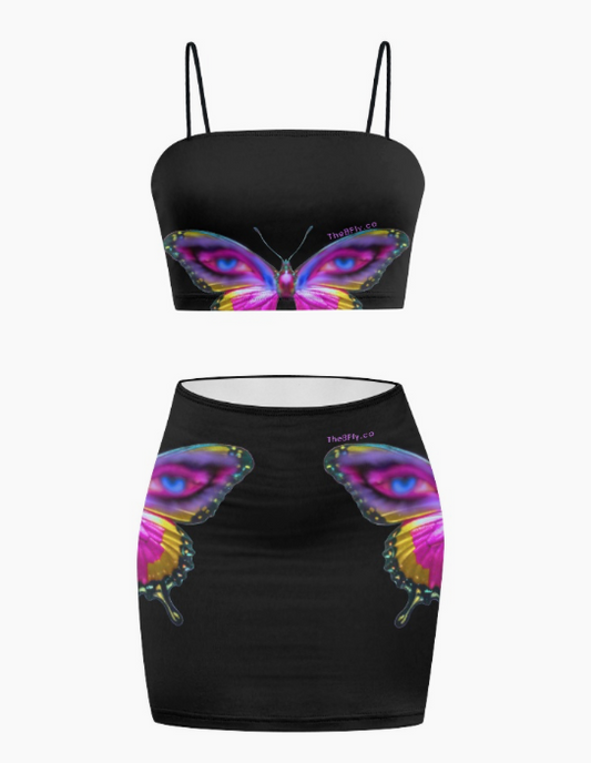 BFly Skirt Set